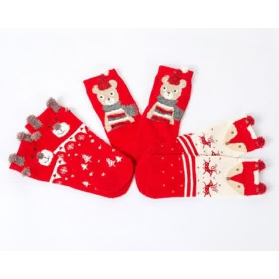 newborn christmas socks