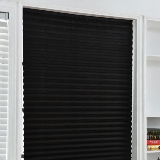 Shop Non Woven Shade Pleated Curtain Cordless Light Filtering