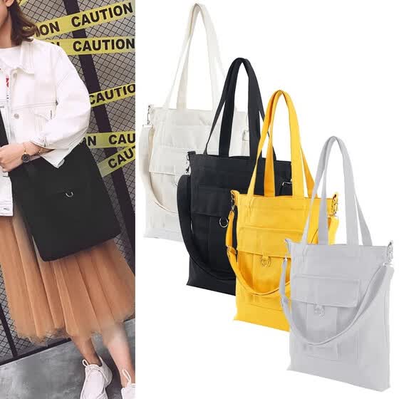 Women Durable Canvas Tote Large Capacity Handbag Corduroy Women Durable Canvas Tote Large