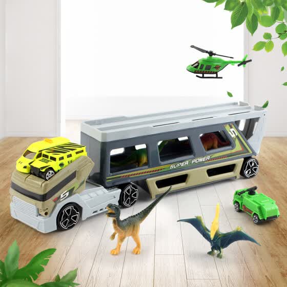 dinosaur transport truck