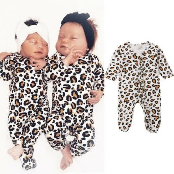 leopard jumpsuit baby