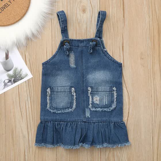 baby girl blue jean overalls