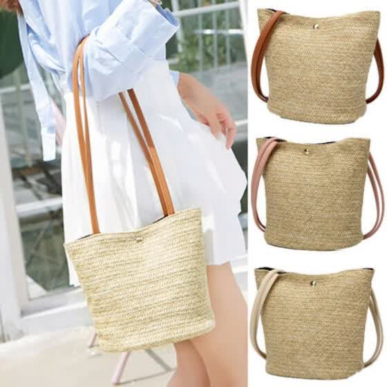 rattan shoulder bag