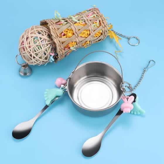 Shop Greensen Pet Hangs Food Feeder Paper Cage Playing Chewing