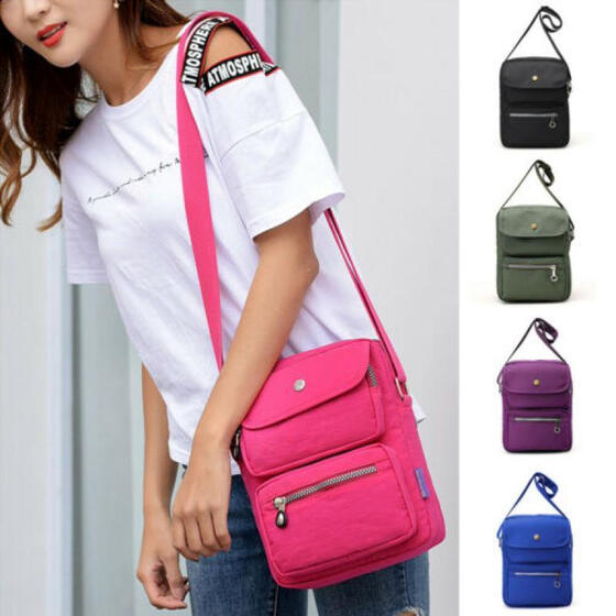 Ladies Cross Body Messenger Bag Women Shoulder Over Bag Holiday Travel Handbag