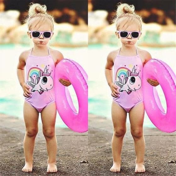 unicorn baby bathing suit