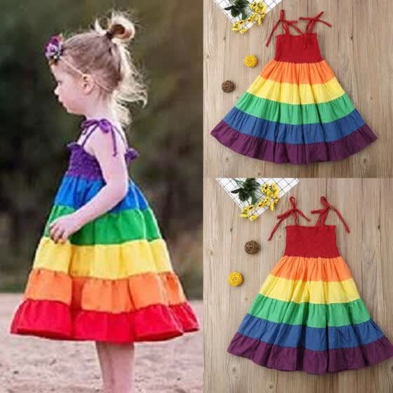 rainbow sundress