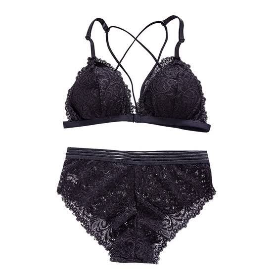 Shop Toponeto Woman Bra Set Comfortable Lace Front Button Bra