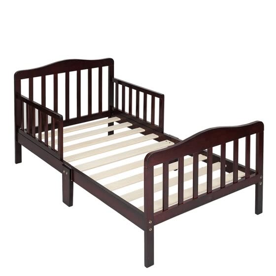 Shop Baby Toddler Bed Solid Wood Bedroom Furniture With Safety