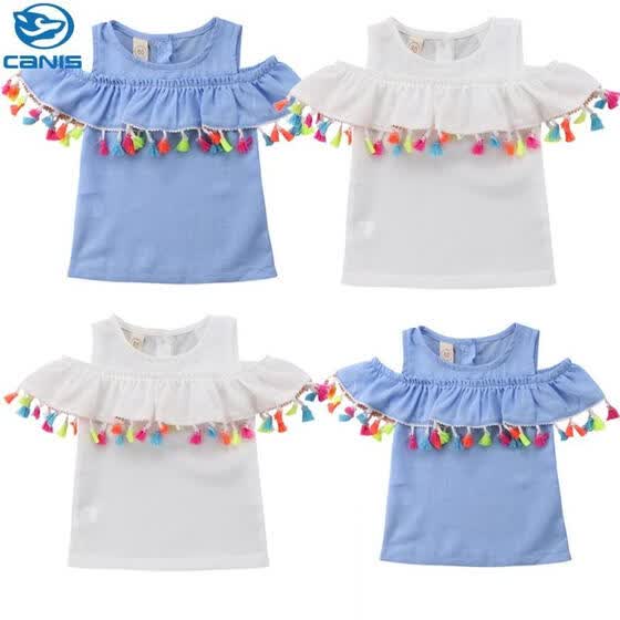 off the shoulder baby shirt