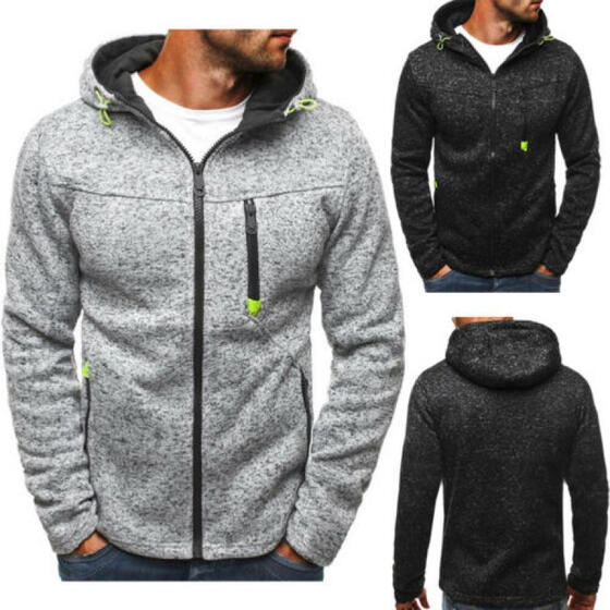 Men/'s Fall Winter Slim Hoodie Warm Hooded Sweatshirt Coat Jacket Outwear Sweater