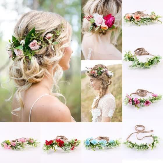 flower wreath headband