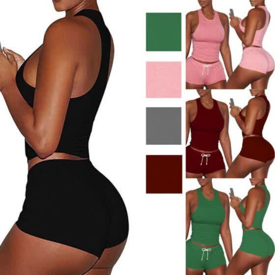 2 piece crop top jumpsuit