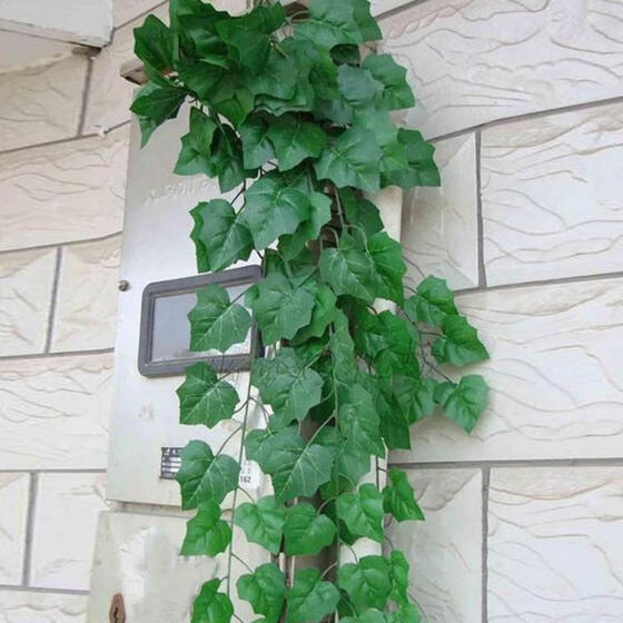 Home Garden Decor Artificial Ivy Leaves Garland Plants Vine Fake Foliage Flower