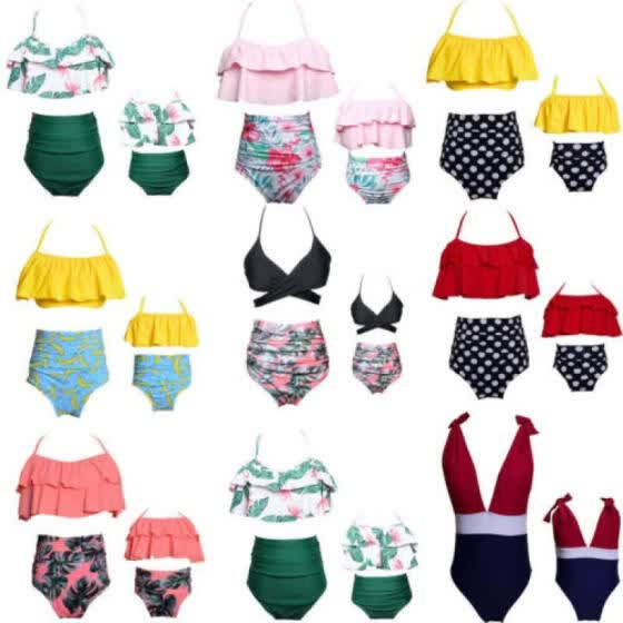 high waist bikini kids