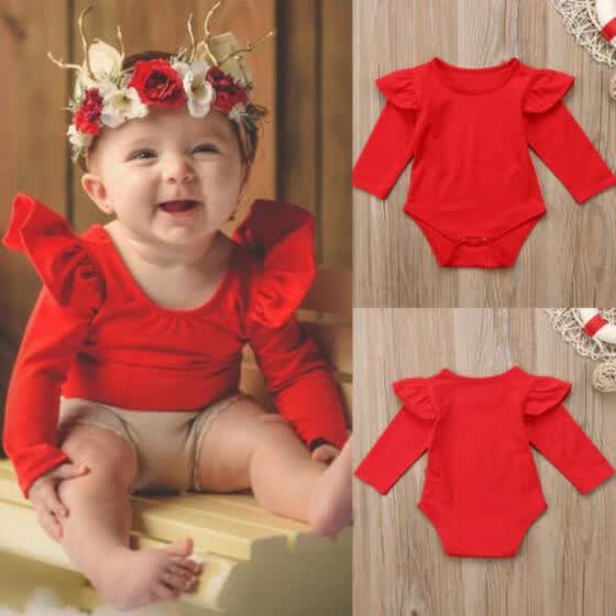 baby girl long sleeve romper