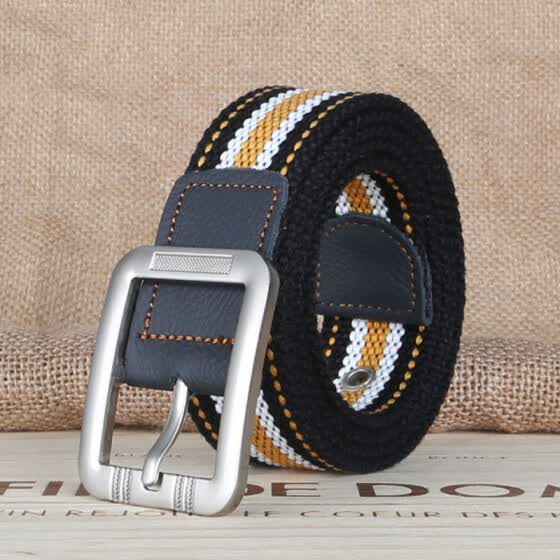 canvas buckle belt