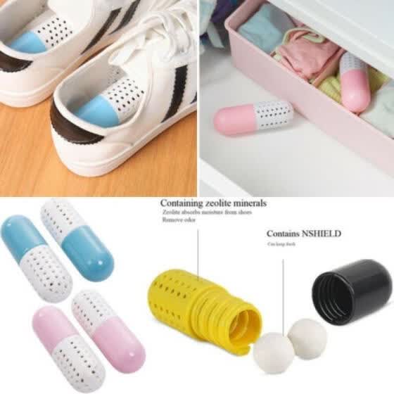 Shop 1pair Shoe Smell Remover Deodorizer Capsule Shoe Cabinet Odor Germs Eliminator Online From Best Girls Accessories On Jd Com Global Site Joybuy Com