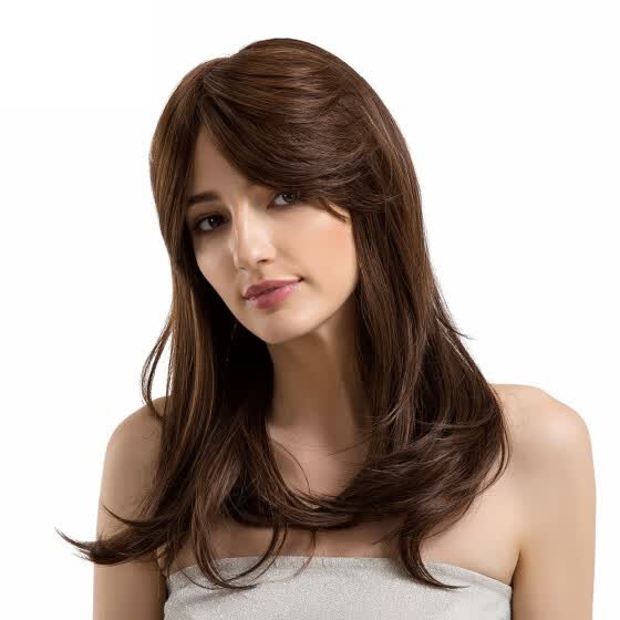 Shop Follure Ladies Natural Color Side Parting Long Straight