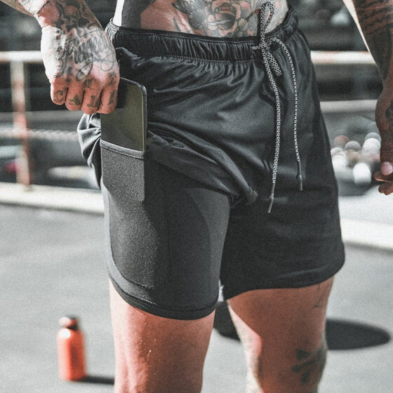 Men/'s Sports Training Bodybuilding Summer Shorts Workout Fitness GYM Short Pants