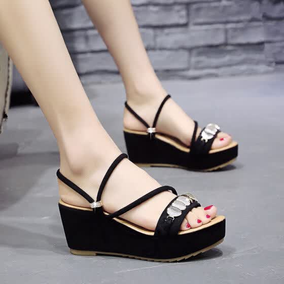 korean wedge shoes