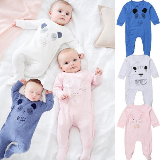 newborn baby girl sleepsuits