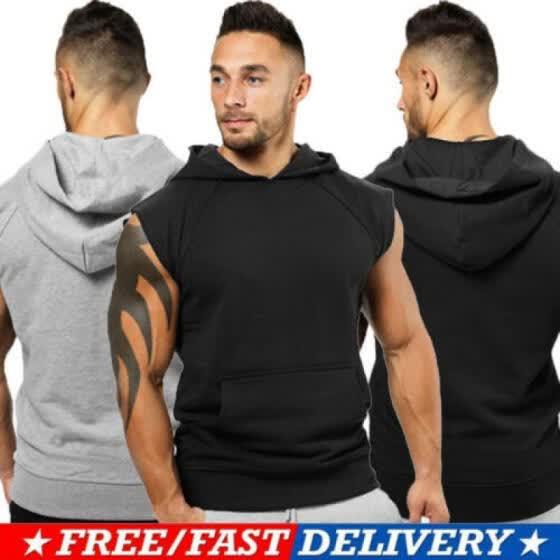 gym vest hoodie