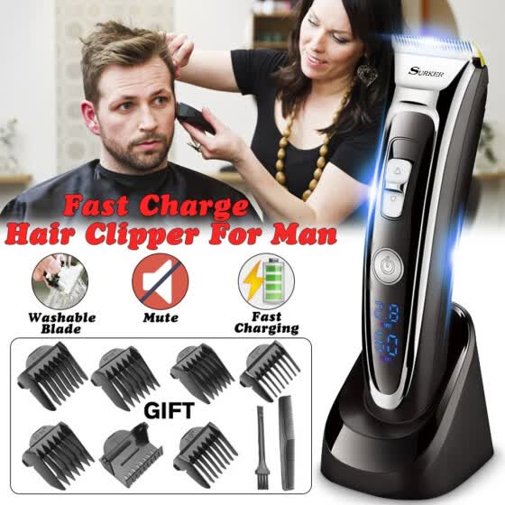 Shop Electric Hair Clipper Trimmer Beard Cut Hair Cutting Machine