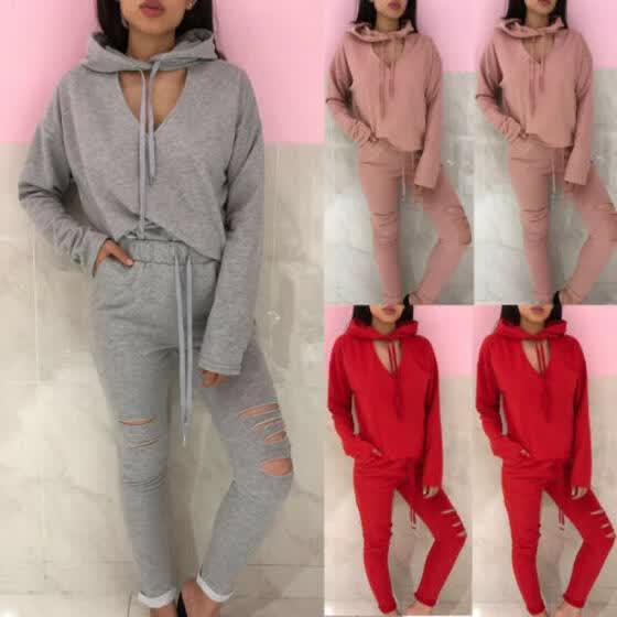 ripped tracksuit womens
