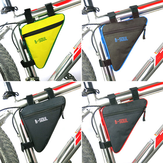 Triangle Cycling Bike Front Tube Frame Pouch Bag Holder Saddle Pannier USA