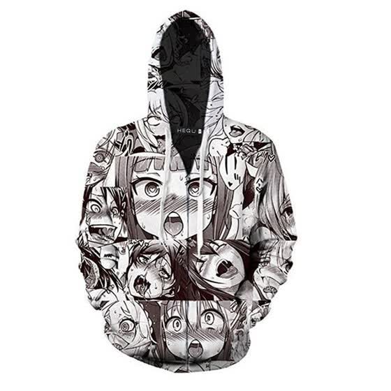 ahegao hoodie and pants