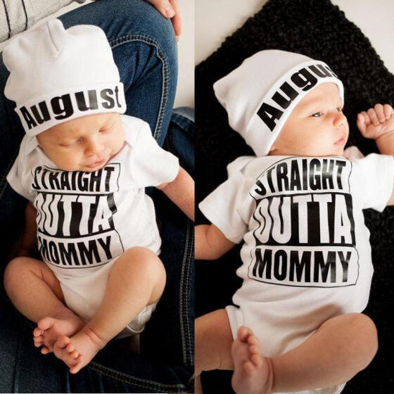 Cotton Newborn Baby Boy Girl Bodysuit Romper Jumpsuit Playsuit Outfits Clothes