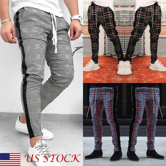 tartan tracksuit bottoms