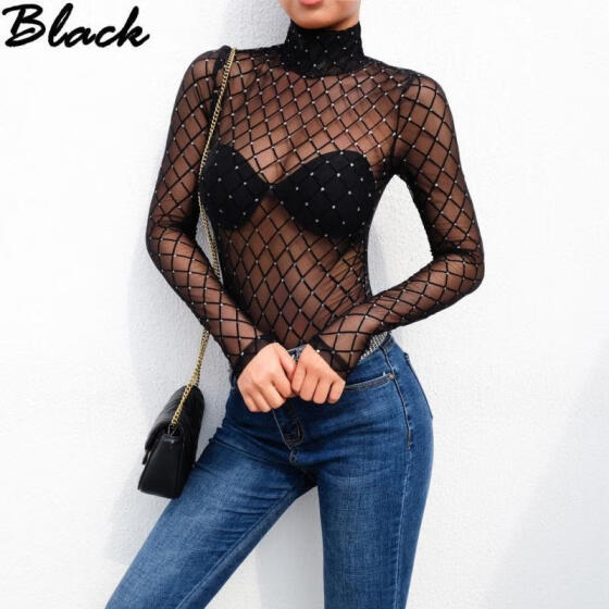 lace bodysuit over turtleneck