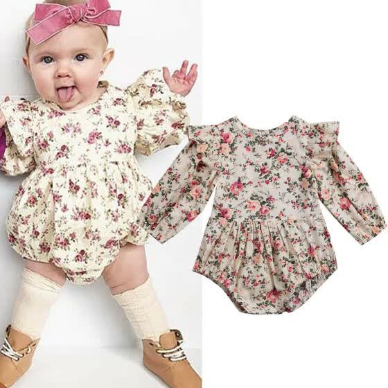 baby girl long sleeve romper