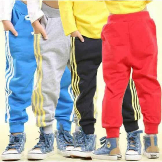 boys yellow jogging bottoms