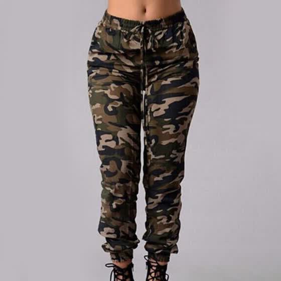 camo cargo joggers