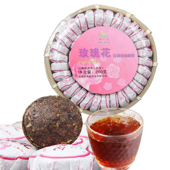 Shop Ripe Puer Mini Tuo Tea Rose Shu Puer Tea Chinese Yunnan Cooked Black Tea Healthy Care Online From Best Pu Er Tea On Jd Com Global Site Joybuy Com