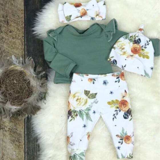 floral newborn pants