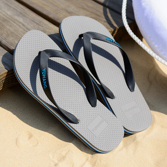 Men/'s Summer Fashion Personality Non-slip Flip-flop Canvas Beach Casual Sandals