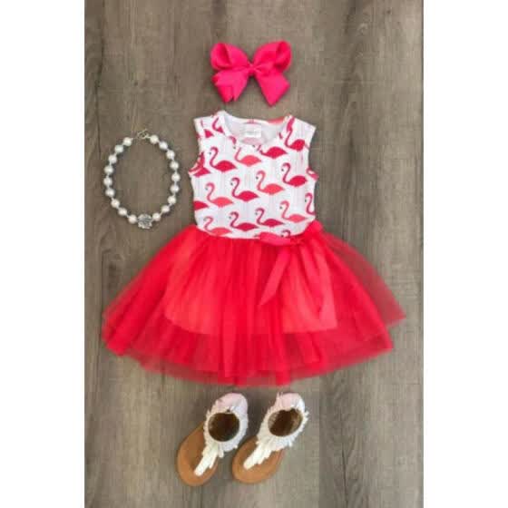 flamingo dress kids