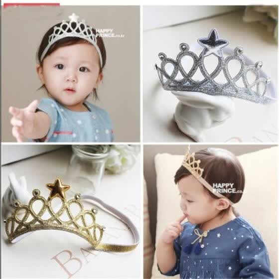 Shop Girl Baby Hair Accessories Princess Tiaras Crowns Headband