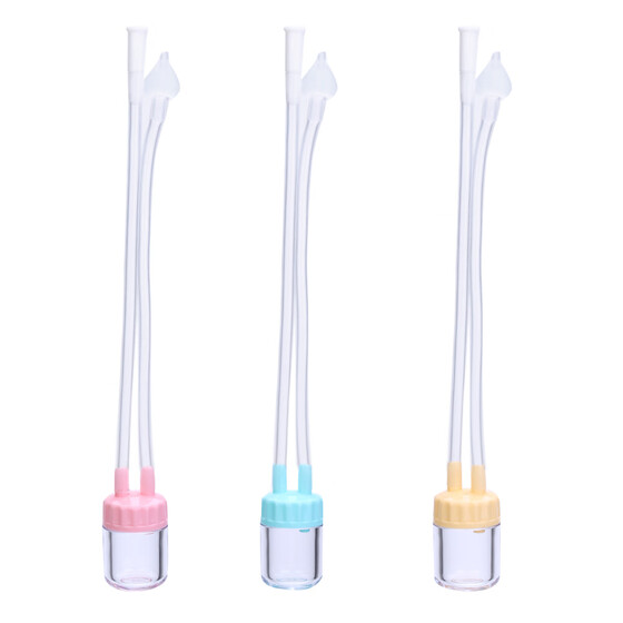 Safe Nose Cleaner Vacuum Suction Nasal Mucus Runny Aspirator Inhale For Baby