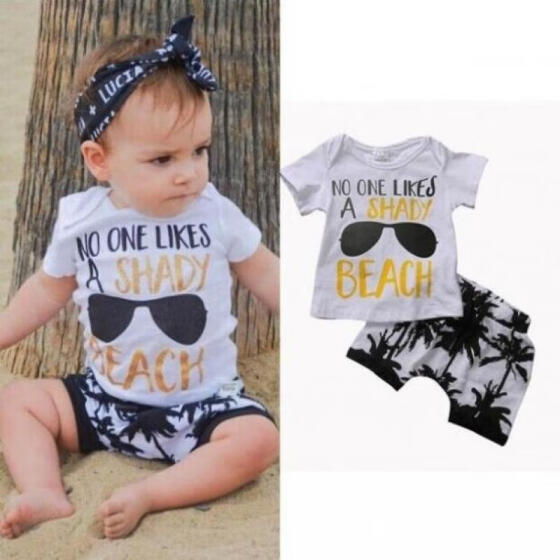 Toddler Kids Baby Girl Floral Outfits Clothes T-shirt Tops+Pants//Shorts 2PCS Set