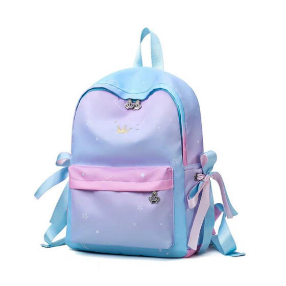 Shop Large Capacity Nylon Backpack Schoolbag Ribbon Decoration