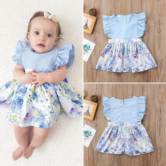 Cotton Kids Baby Girl Dress Fox Princess Dress Sleeveless Party Dresses Sundress