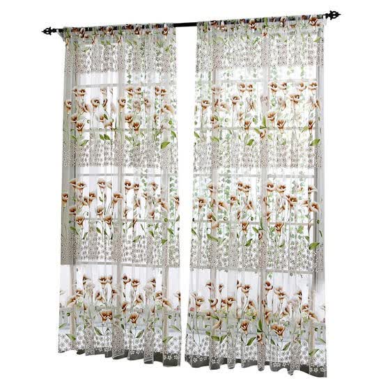 Shop Polyester Glass Screen Window Bedroom Curtain Wedding