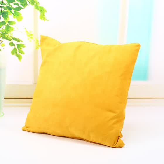 Solid Color Cotton Canvas Cushion Cover Home Decor Throw Solid Color Cotton Canvas Cushion Cover