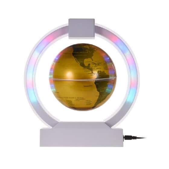 Shop 6 Inch Magnetic Levitation Floating Globe Lighting Golden