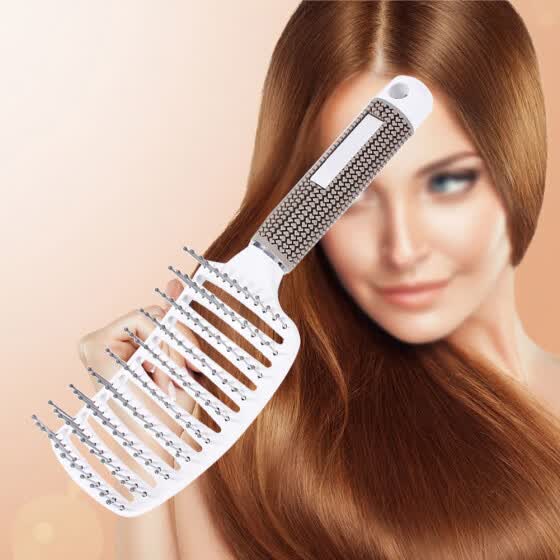 curved hair comb